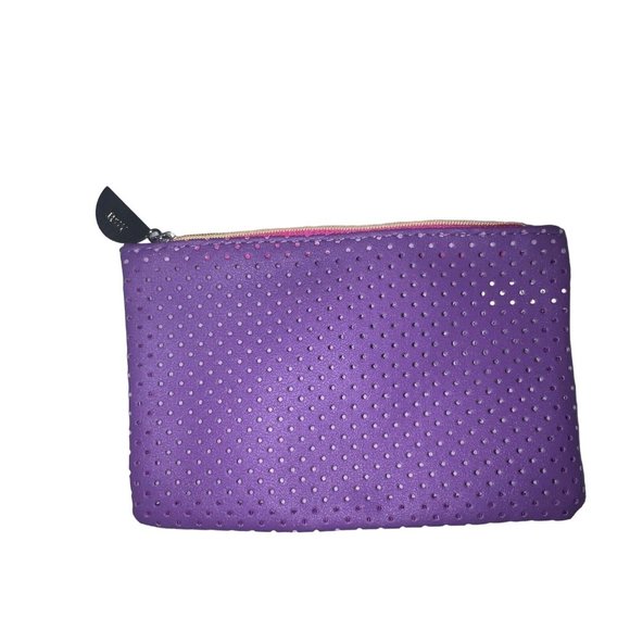 NWOT Ipsy Cosmetic Bag - Purple Mesh - Picture 2 of 7